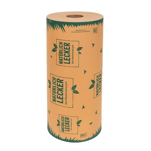 Secarerolle natürlich lecker braun Recyclingpapier 35g 50cm (RLL=10 KILOGRAMM) Produktbild Front View L