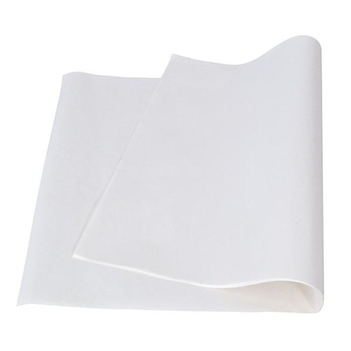 Kistenpapier / 36x56cm / 49g weiß / Pergamentersatz / fettdicht (KTN=12,5 KILOGRAMM) Produktbild Front View L