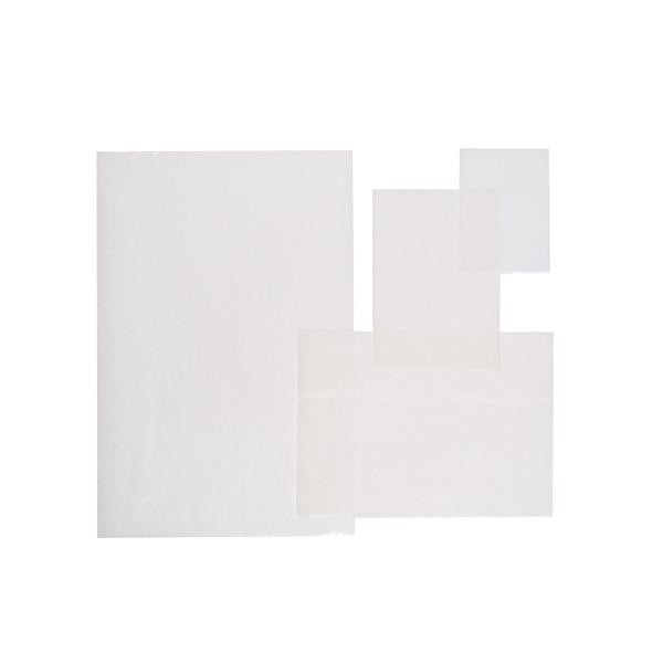 Pergamyn gebleicht 1/64 Bogen 9x12,5cm 35g weiß Sahneabdeckpapier (PACK=4,5 KILOGRAMM) Produktbild Front View XL