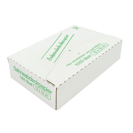 Sahneabdeckpapier 1/32 Bogen 12x18cm weiss 28g (PACK=1000 STÜCK) Produktbild
