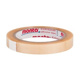 PVC Klebeband transparent MONTA 220 15mm x 66m / 35µ / Naturkautschuk (RLL=66 METER) Produktbild