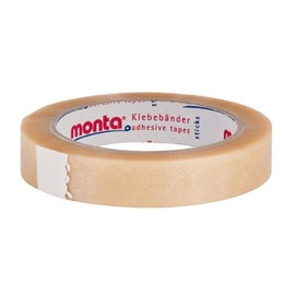 PVC Klebeband transparent MONTA 220 19mm x 66m / 35µ / Naturkautschuk (RLL=66 METER) Produktbild