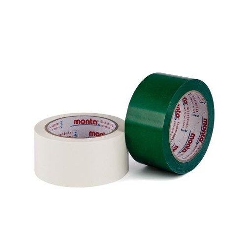 PVC Klebeband weiß MONTA 250 50mm x 66m / 35µ / Naturkautschuk (RLL=66 METER) Produktbild Additional View 1 L