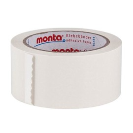 PVC Klebeband weiß MONTA 250 50mm x 66m / 35µ / Naturkautschuk (RLL=66 METER) Produktbild