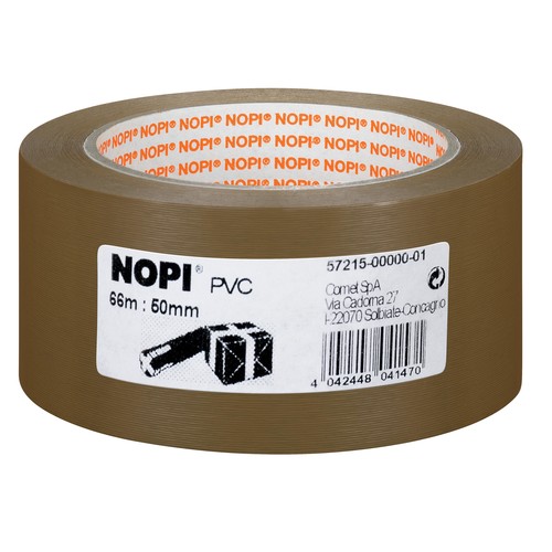 Klebeband NOPI Tesapack 50mm x 66m braun PVC geprägt Tesa 57215-00000-01 (RLL=66 METER) Produktbild