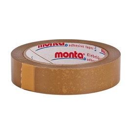 PVC Klebeband braun MONTA 281 25mm x 66m / 35µ / Naturkautschuk (RLL=66 METER) Produktbild