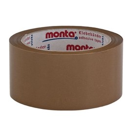 PP Klebeband braun MONTA 303 50mm x 66m / 30my / Hotmelt (RLL=66 METER) Produktbild