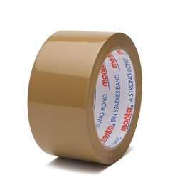 PP Klebeband braun MONTA 315 50mm x 66m / 35µ / Naturkautschuk (RLL=66 METER) Produktbild