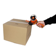 Handabroller orange für Klebeband 50mm / H3S / Soft-Touch-Griff mit einziehbarer Klinge Produktbild Additional View 2 S