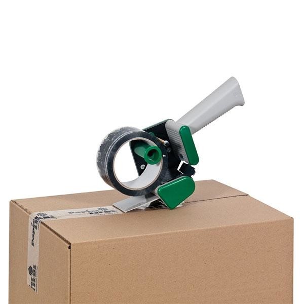 Handabroller grün für Klebeband 50mm / H15 / leise abrollend Produktbild Additional View 2 XL