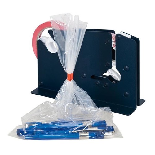 Beutelschliesser für Klebeband bis 12mm blau E7-R mit Trennmesser Produktbild Additional View 3 L