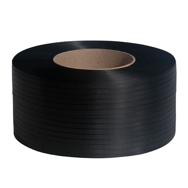 PP Umreifungsband schwarz 12,0 x 0,55mm / 3000m / Kern: 200mm (RLL=3000 METER) Produktbild