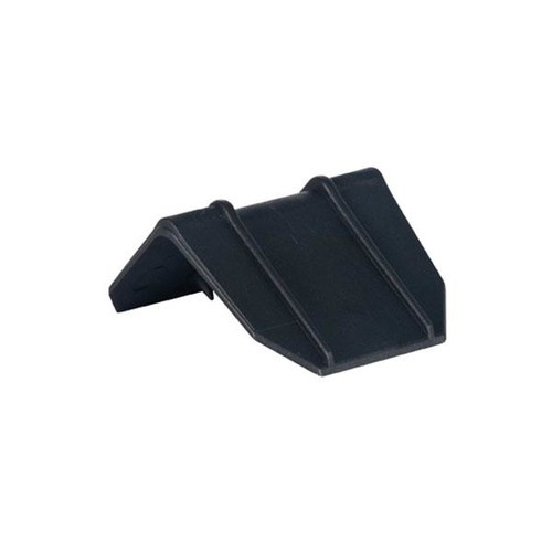 HDPE Kantenschutzecke schwarz 40 x 40 x 41mm / mit Dorn max. Bandbreite: 23mm (KTN=1500 STÜCK) Produktbild