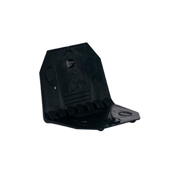 HDPE Kantenschutzecke schwarz 40 x 40 x 41mm / mit Dorn max. Bandbreite: 23mm (KTN=1500 STÜCK) Produktbild Additional View 1 XL