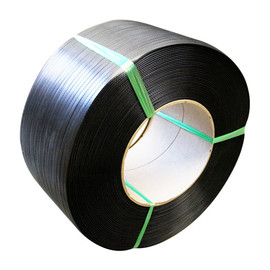 PP Umreifungsband schwarz 9,0 x 0,55mm / 4000m / Kern: 200mm (RLL=4000 METER) Produktbild