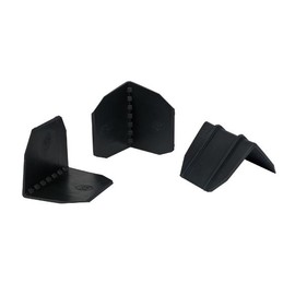 HDPE Kantenschutzecke schwarz 40 x 40 x 44mm / ohne Dorn max. Bandbreite: 22mm (KTN=1500 STÜCK) Produktbild