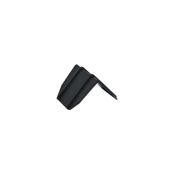 HDPE Kantenschutzecke schwarz 40 x 40 x 44mm / ohne Dorn max. Bandbreite: 22mm (KTN=1500 STÜCK) Produktbild Additional View 1 XL