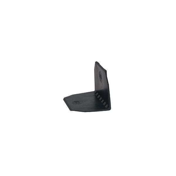 HDPE Kantenschutzecke schwarz 40 x 40 x 44mm / ohne Dorn max. Bandbreite: 22mm (KTN=1500 STÜCK) Produktbild Additional View 2 XL