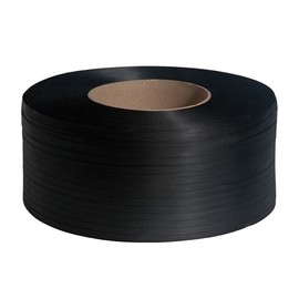 PP Umreifungsband schwarz 12,0 x 0,63mm / 3000m / Kern: 200mm (RLL=3000 METER) Produktbild