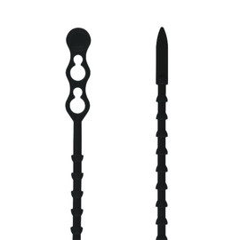 PE Blitzbinder schwarz 3,5 x 120mm (PACK=1000 STÜCK) Produktbild
