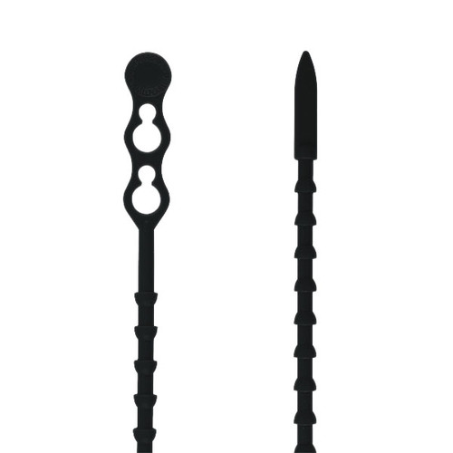 PE Blitzbinder schwarz 3,5 x 120mm (PACK=1000 STÜCK) Produktbild Front View L