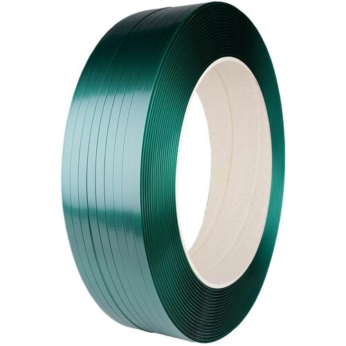 PET Umreifungsband - Aktionsartikel - grün 15,5 x 0,90mm / 1500m / Kern: 406mm (RLL=1500 METER) Produktbild Additional View 1 L
