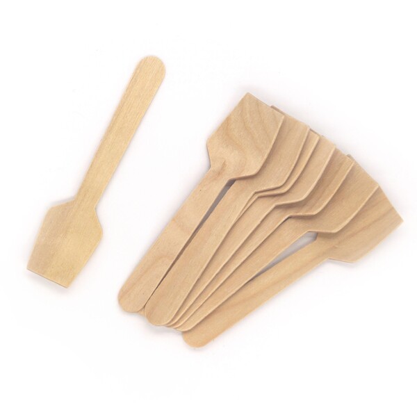 Eislöffel Holz / gebogen / 96x15mm (PACK=100 STÜCK) Produktbild Additional View 3 XL