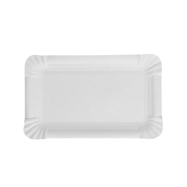 Pappteller 10x16cm / Nr. 30 1/2 -3 / weiß (PACK=250 STÜCK) Produktbild Additional View 1 XL