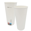 Pappbecher 0,5l / weiß Ø90mm / mit Eichstrich / Kaltgetränke (PACK=50 STÜCK) Produktbild