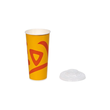 Deckel für Pappbecher 0,4l/0,5l Kreuzschlitz / Ø90mm (PACK=100 STÜCK) Produktbild Additional View 1 S