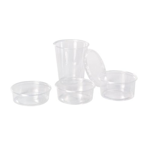 PS Runddose Ø101mm 125g transparent (PACK=50 STÜCK) Produktbild Additional View 2 L
