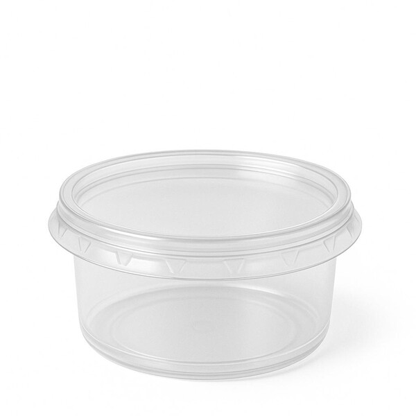 PS Runddose Ø101mm 250g transparent (PACK=50 STÜCK) Produktbild Additional View 1 XL