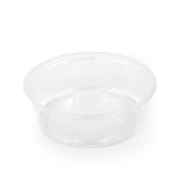 PP Runddose Ø101mm 125ml transparent (PACK=50 STÜCK) Produktbild Additional View 1 XL