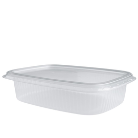 PS Rechteckbecher 108x82mm 125g transparent (PACK=50 STÜCK) Produktbild