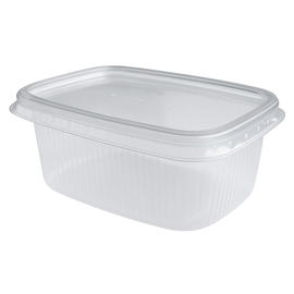 PS Rechteckbecher 108x82mm 200g transparent (PACK=50 STÜCK) Produktbild