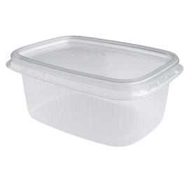 PS Rechteckbecher 108x82mm 250g transparent (PACK=50 STÜCK) Produktbild