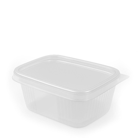 PP Rechteckbecher 108x82mm 250g transparent (PACK=100 STÜCK) Produktbild