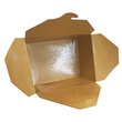 Mitnahmebox Leo braun Kraft / Größe 1 PE-Beschichtung / 130x105x65mm / 700ml Faltverschluss (KTN=450 STÜCK) Produktbild Additional View 2 S