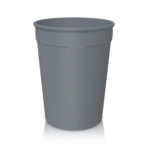 ÖkoCup Mehrweg Becher 0,25l / grau Produktbild
