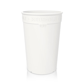 ÖkoCup Mehrweg Becher 0,3l / weiß Produktbild