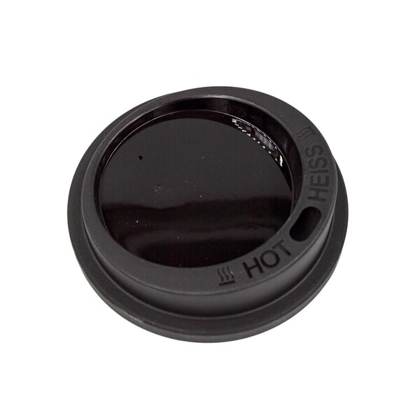 ÖkoCup Mehrweg Deckel für 0,25l / 0,3l / schwarz / Ø 80 mm Produktbild Additional View 1 XL