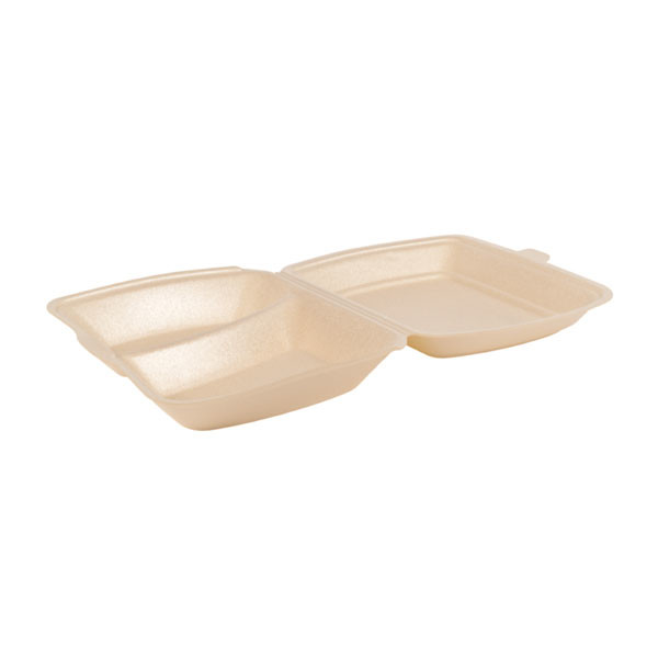 XPS Menübox 2-geteilt / IP4 210x245x72mm / beige / 1630 (PACK=100 STÜCK) Produktbild Additional View 2 XL