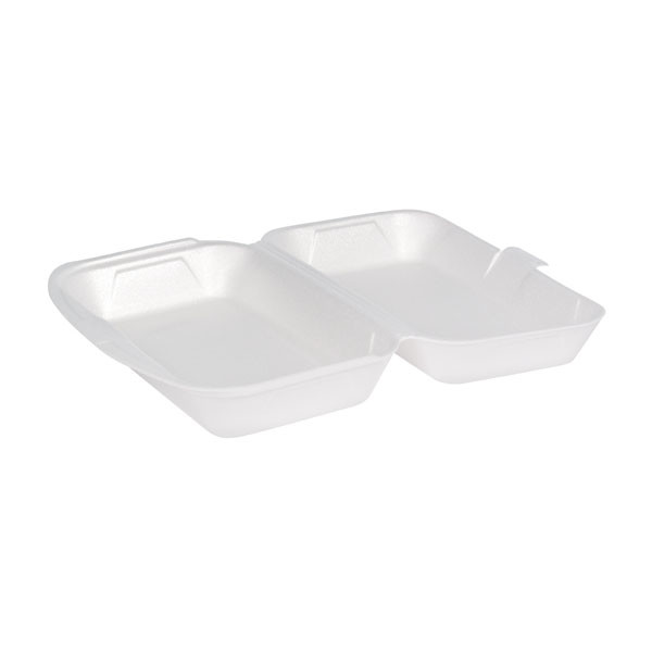 XPS Lunch-Box ungeteilt / IP10 240x160x75mm / weiß / 1676 (PACK=125 STÜCK) Produktbild Front View XL