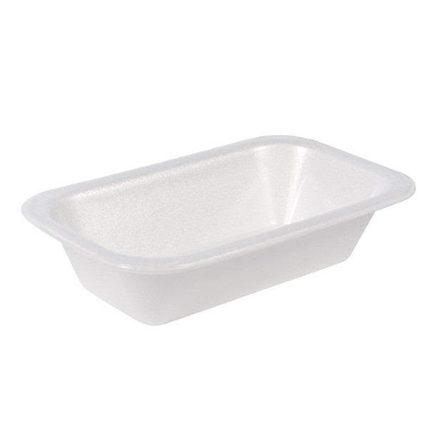 XPS Siegelschalen ungeteilt / 247x153x55mm / 750ml / weiß / 609 (PACK=100 STÜCK) Produktbild Front View XL