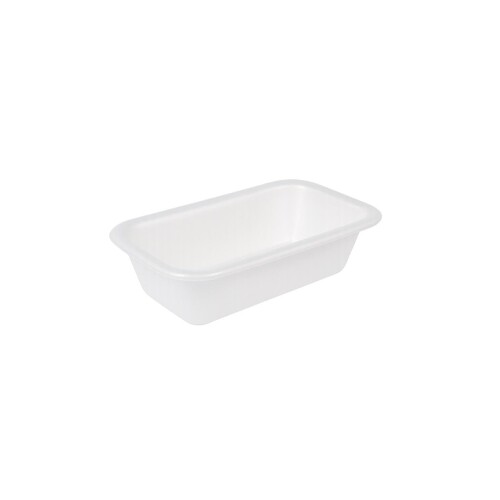 XPS Siegelschalen ungeteilt / 247x153x55mm / 750ml / weiß / 609 (PACK=100 STÜCK) Produktbild