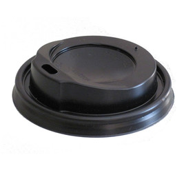 PS Deckel Coffee To Go Becher 0,2l schwarz 80mm (PACK=100 STÜCK) Produktbild