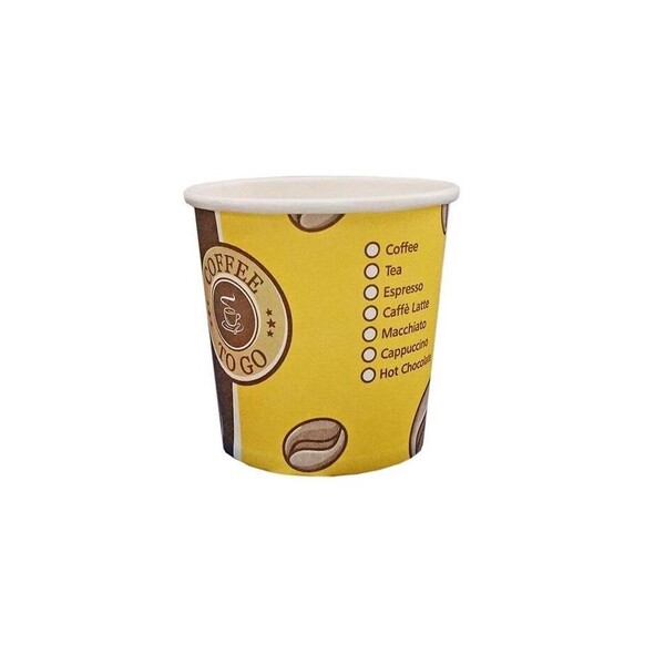 Coffee to go Becher Espresso Neutraldruck 0,1l (PACK=100 STÜCK) Produktbild Additional View 1 XL