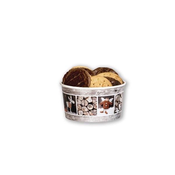 Weihnachtsbecher Vintage Stars 360ml (PACK=200 STÜCK) Produktbild Additional View 1 XL