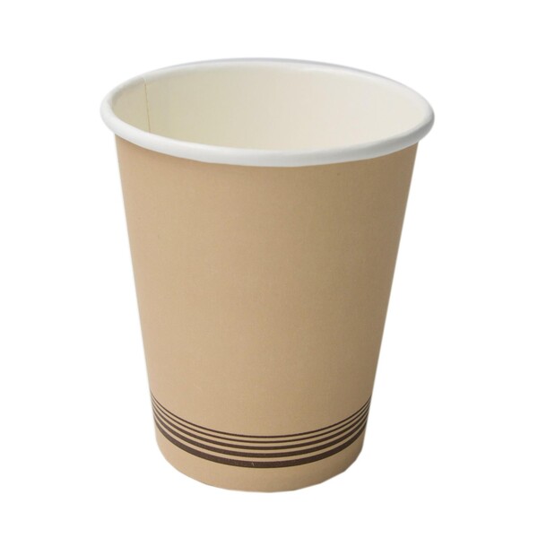 Coffee to go Becher / 0,2 l Beschichtung auf Wasserbasis / 80mm (KTN=1000 STÜCK) Produktbild Front View XL