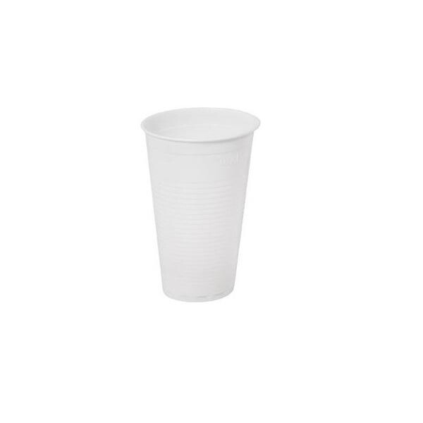 PP Trinkbecher 0,2l / weiß Ø70,3mm / mit Eichstrich / Kaltgetränke (PACK=100 STÜCK) Produktbild Additional View 3 XL